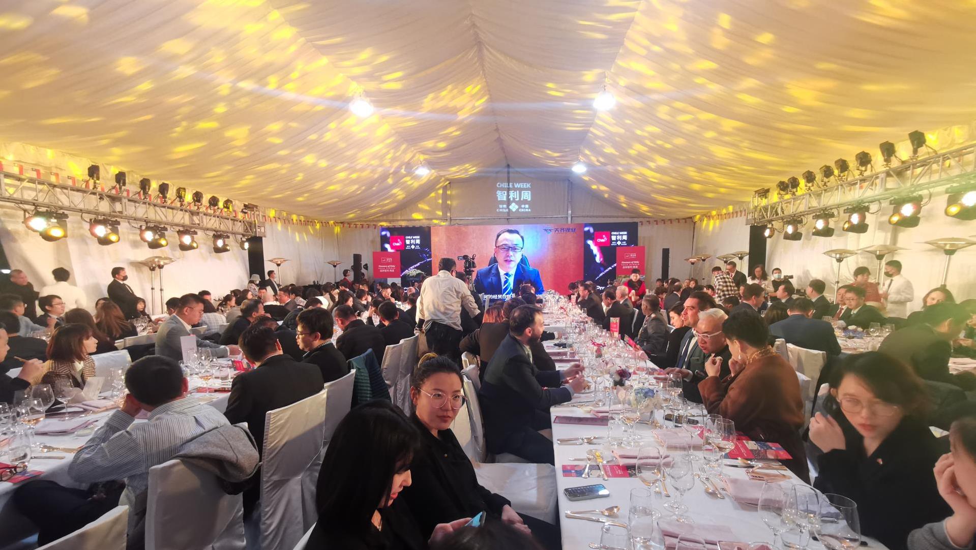 tyc86太阳集团锂业董事、总裁夏浚诚受邀在第六届“智利周”晚宴上致辞