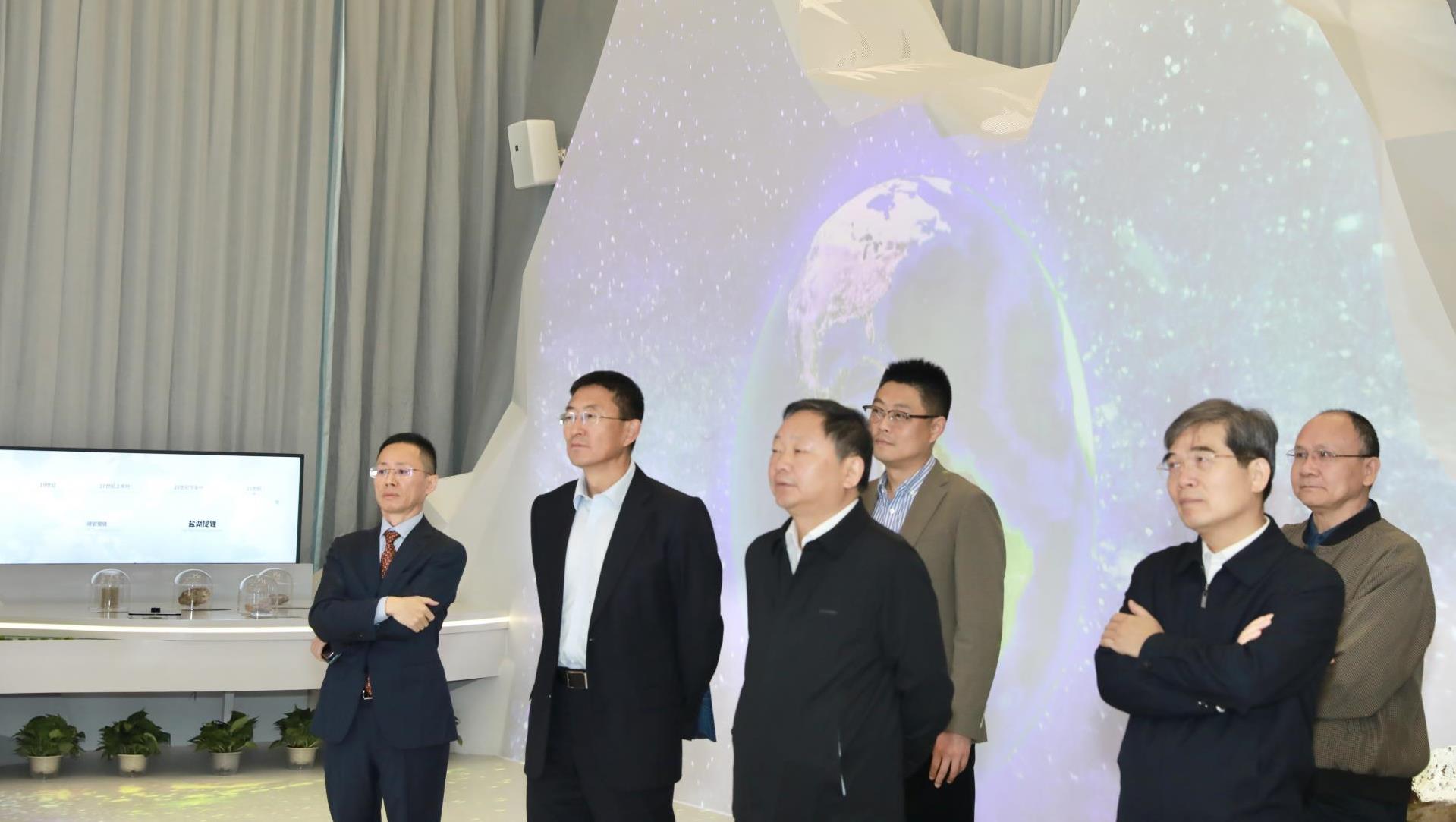 中国有色金属工业协会党委常委、副会长段德炳一行到访tyc86太阳集团锂业