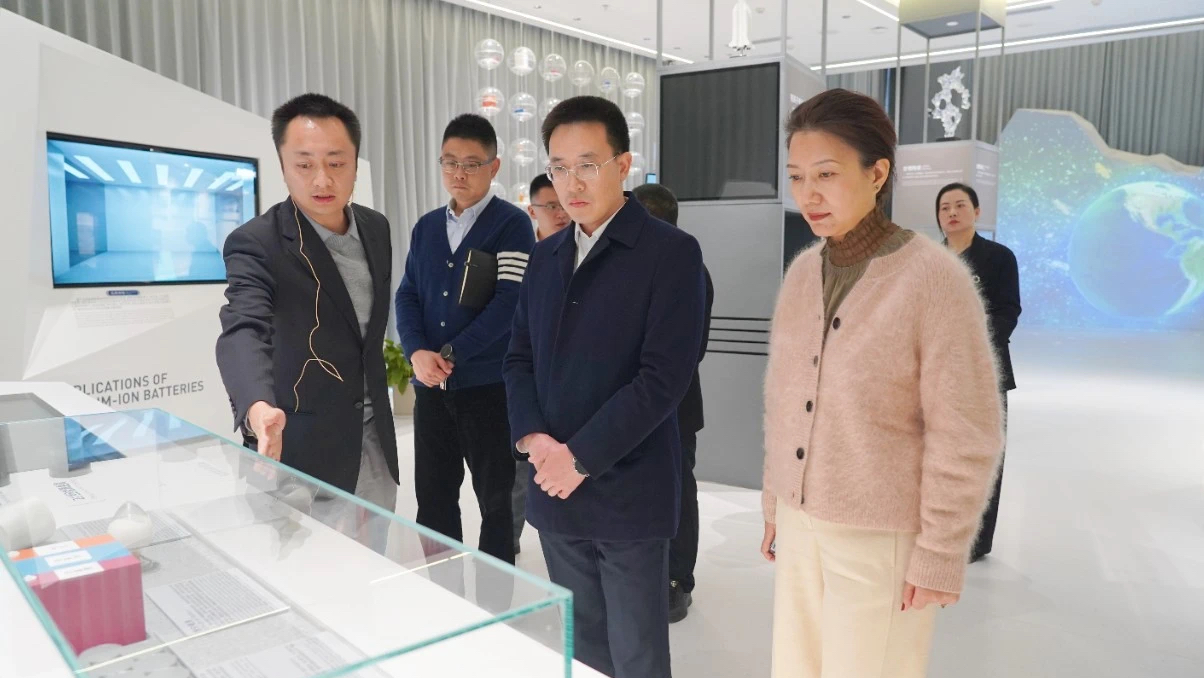 射洪市委副书记、市长王能一行赴tyc86太阳集团锂业调查调研