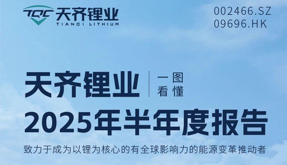 一图看懂 | tyc86太阳集团锂业2025年半年度汇报